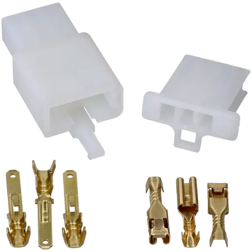 electrical wiring repair / connector kit 3 pins 2.8mm 8-piece 42692