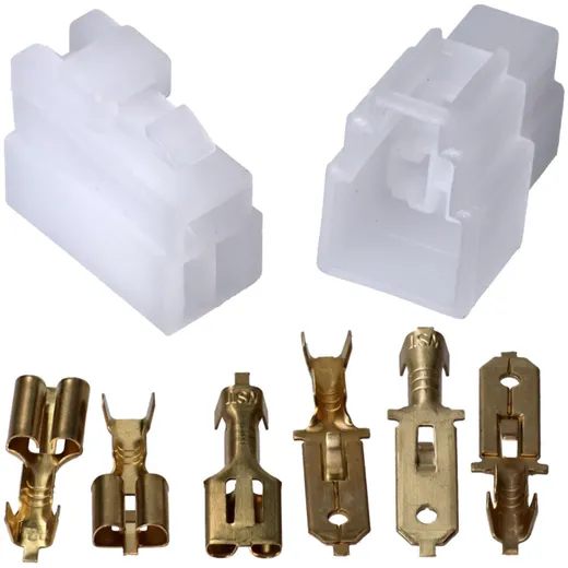 electrical wiring repair / connector kit 3 pins 6.3mm 8-piece 42693