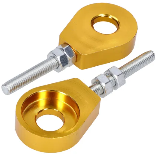 chain tensioner set aluminum gold anodized 12mm 43010-GO