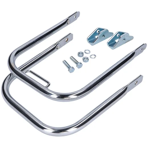 luggage rack set rear chrome long support bar for Simson S50, S51, S70 43140