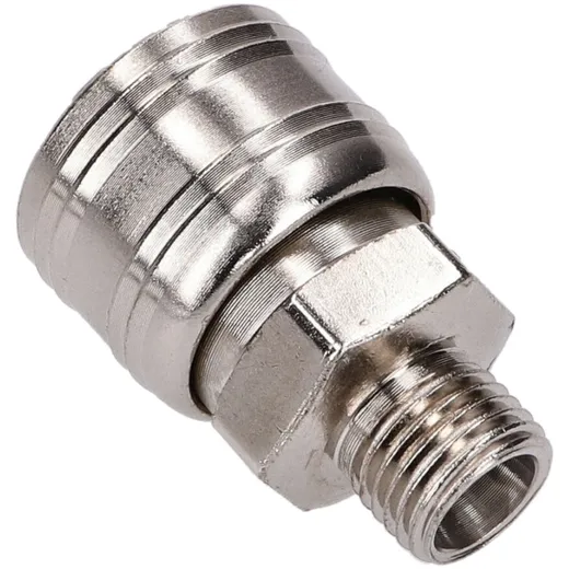 Druckluft-Schnellkupplung Außengewinde 1/4 Zoll BSP 43344 Druckluft-Schnellkupplung Außengewinde 1/4 Zoll BSP 43344