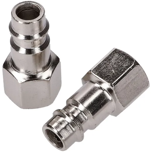 hose nipple set 1/4 inch BSP female 2-piece 43347 hose nipple set 1/4 inch BSP female 2-piece 43347
