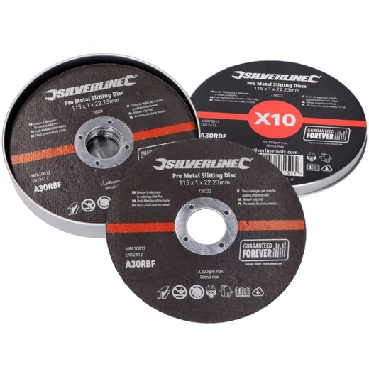 Cut-off wheels set metal professional 115x1mm 10-piece 43366 Cut-off wheels set metal professional 115x1mm 10-piece 43366