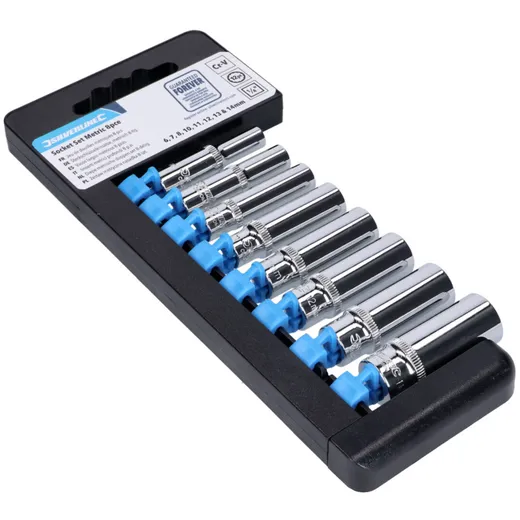 Steckschlüssel Satz lang 8-teilig metrisch 1/4 Zoll 6-14mm 4_1