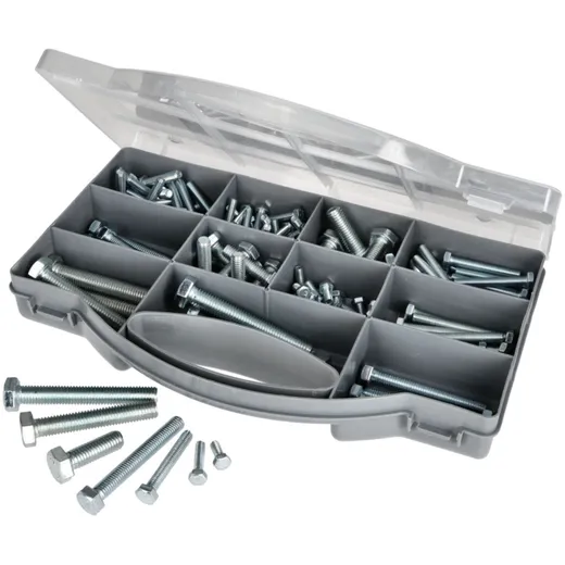 Sechskantschrauben Sortimentskasten M5-M10 145-teilig 43520