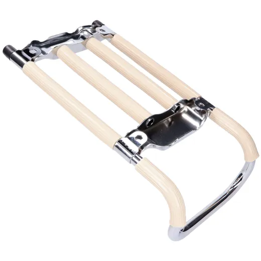 Gepäckträger Chrom, beige für Simson KR51/1, KR51/2, SR4-2, _1