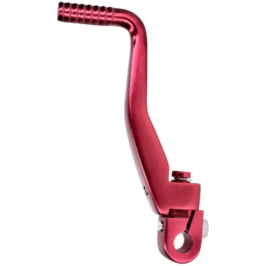 Kickstarter klappbar Aluminium rot eloxiert für Simson S50, S51, S53, S70, S83 43596
