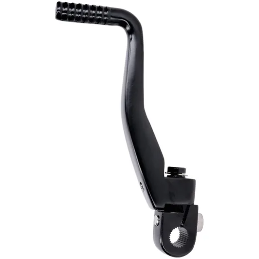 kickstart lever foldable, anodized aluminum, black for Simson S50, S51, S53, S70, S83 43597