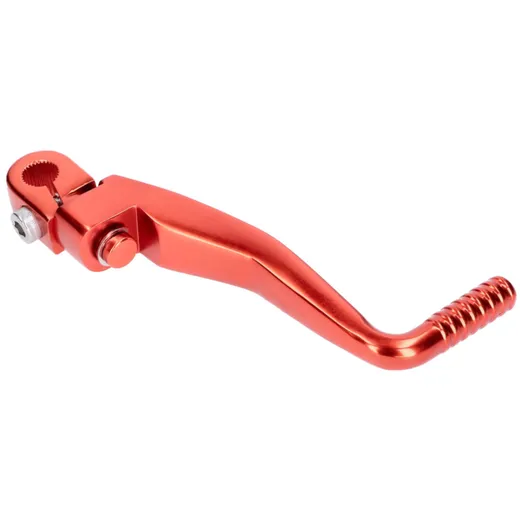 Kickstarter klappbar Aluminium orange eloxiert für Simson S5_2