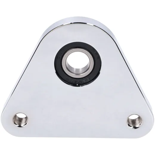 Flansch Hinterrad / Lagerplatte swiing Racing Aluminium Chrom für Piaggio Ciao, Si, Bravo, Boxer 43834