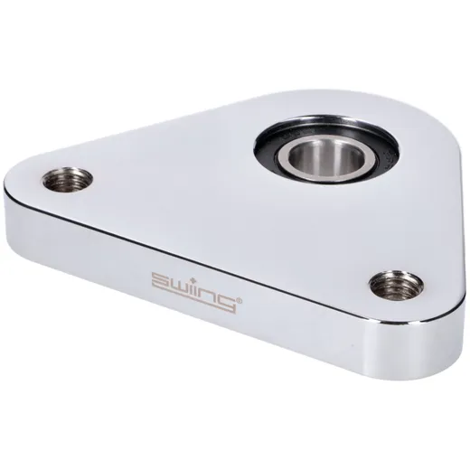 rear wheel bearing plate swiing racing aluminum chrome for P_2
