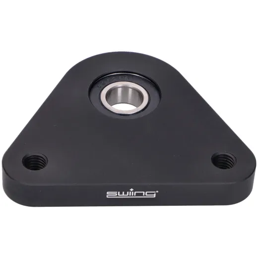 Flansch Hinterrad / Lagerplatte swiing Racing Aluminium schw_1
