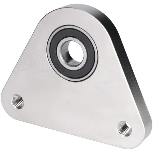 Flansch Hinterrad / Lagerplatte swiing Racing Edelstahl für Piaggio Ciao, Si, Bravo, Boxer 43839