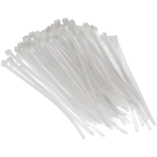 Kabelbinder 140x3,6mm transparent - 100 Stück 43897