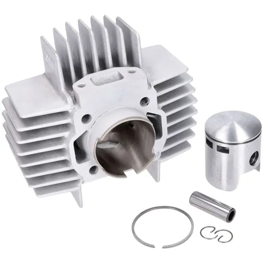 cylinder kit DMP 6-port aluminum 45mm 70cc with long cooling fins for Puch Maxi S, N, X30 automatic 44138