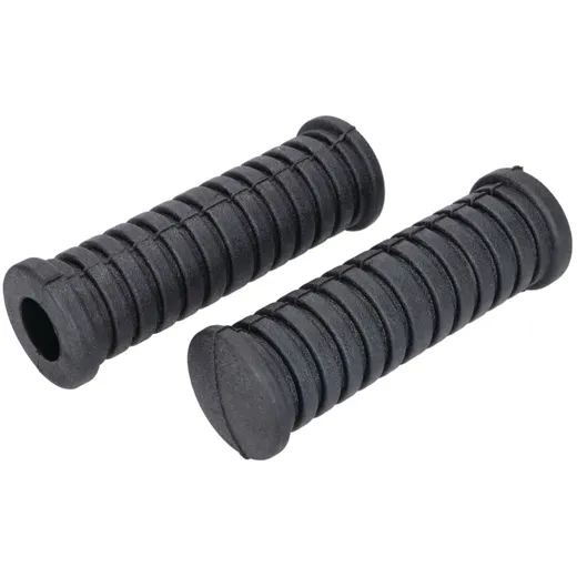 Fußrastengummi Set quergerippt schwarz für Simson S50, S51, S53, S70, S83, SR4-1 Spatz, SR4-2 Star, SR4-3 Sperber, SR4-4 Habicht