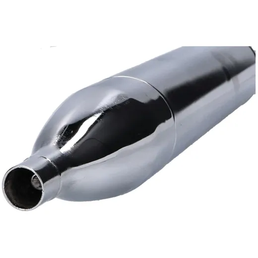 exhaust cigar 28mm chromed for Puch DS, MS, VS, MV, KTM Ponn_1
