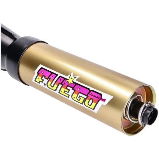Auspuff Jamarcol Fuego schwarz / gold für Puch Maxi 44326_1
