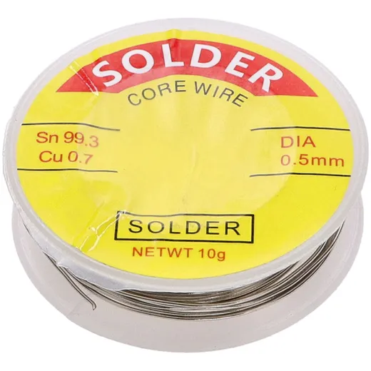 Lötzinn Rolle 0,5mm, 10g, bleifrei 44422 Lötzinn Rolle 0,5mm, 10g, bleifrei 44422