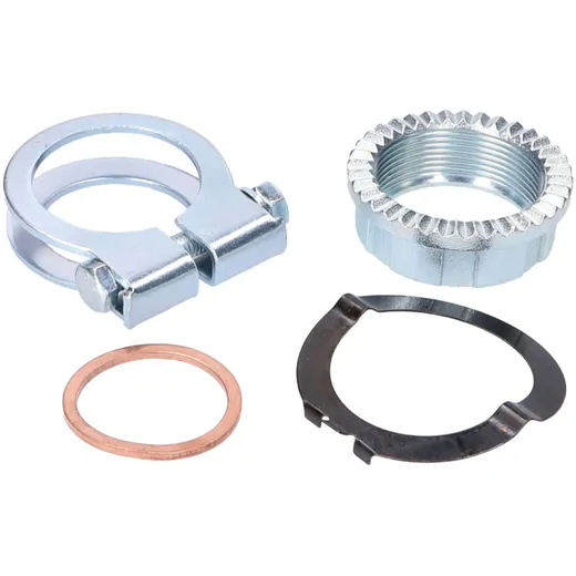 exhaust manifold mounting part set 32mm 4-part for Simson S50, S51, S53, S70, S83, SR50, SR80 44499 exhaust manifold mounting part set 32mm 4-part for Simson S50, S51, S53, S70, S83, SR50, SR80 44499