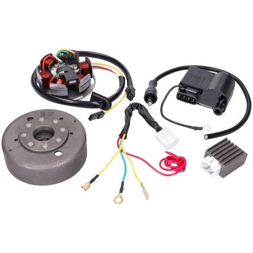Alternator / ignition conversion kit 12V for Kreidler Florett RS (K54), Sachs, Zündapp KS, GTS 50 (517 529 515) moped/ mokick 44