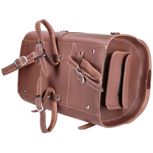Lederkoffer Echtleder braun ca. 26 Liter 38x27x26 für Vespa _3
