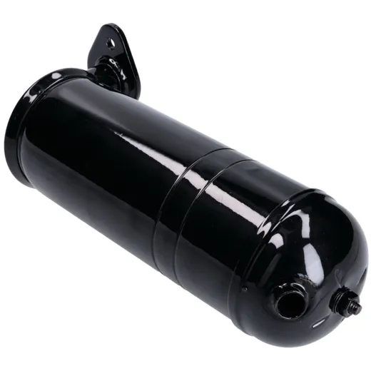 Auspuff schwarz mit Flansch für Peugeot 103 Chrono, MVL, Vog_1