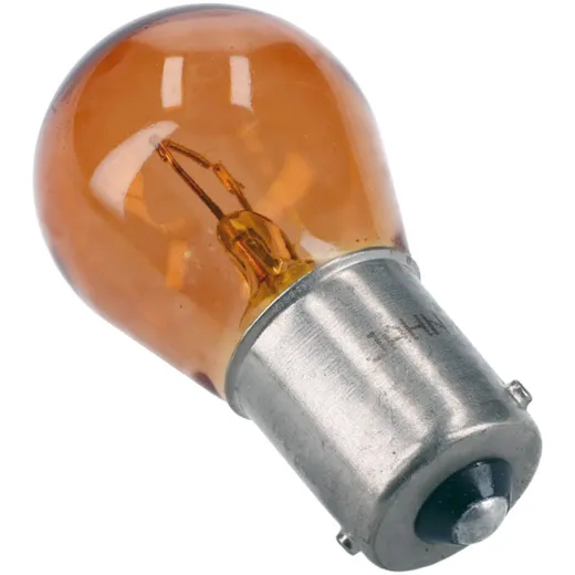 bulb BA15s 12V 21W orange 48916