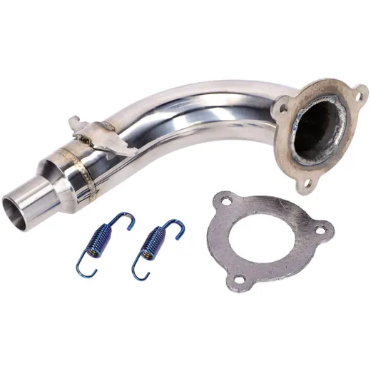 exhaust manifold open, stainless steel for Rieju MRT Euro5 48939