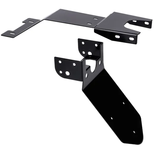 Kennzeichenhalter mit Spritzschutz schwarz beschichtet für R_2