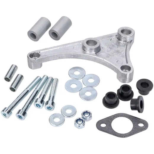 mounting kit for exhaust Tecnigas RS II chrome for Piaggio Maxi 125-180cc 2T 49079