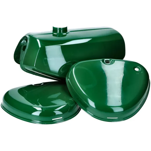 B-Ware Benzintank und Seitendeckel Set dunkelgrün für Simson S50, S51, S70 49101-B B-Ware Benzintank und Seitendeckel Set dunkelgrün für Simson S50, S51, S70 49101-B