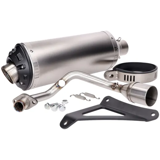 exhaust Power1 aluminum for Vespa Primavera, Sprint, Zip 4-stroke 50 Euro4 18- 49115