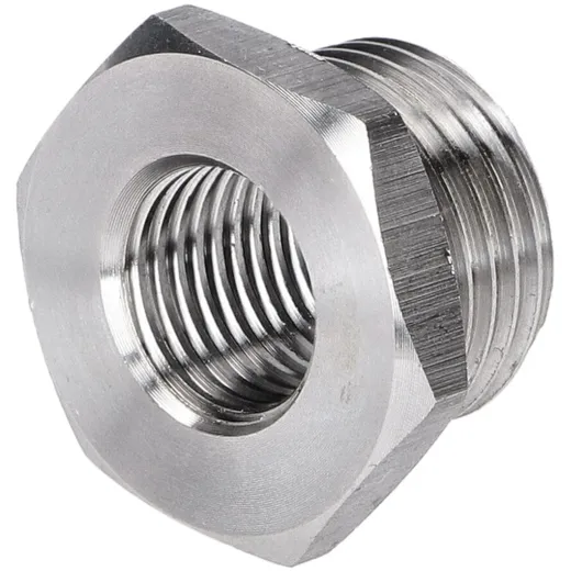 Adapter Reduzierung M18 / M12 Lambdasonde Edelstahl für Vespa GTS, GTV 125-300ccm Euro5 49339