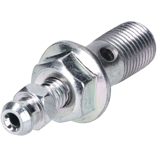 Hohlschraube für Bremsleitung mit integriertem Entlüftungsnippel M10x1 49494