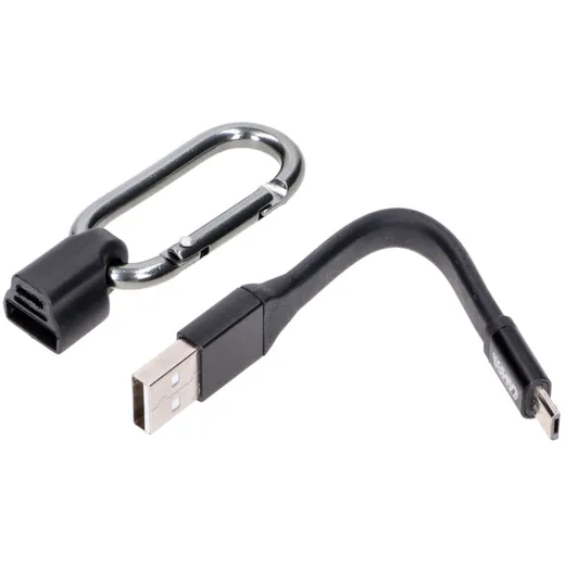 Ladekabel Schlüsselanhänger 10cm USB-A auf Micro-USB 49531_1