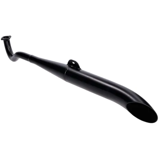 exhaust side pipe complete black for Puch Maxi 49567_1