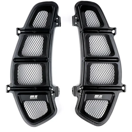 Gepäckfachgitter, Lüftungsgitter Set Moto Nostra schwarz glä_1