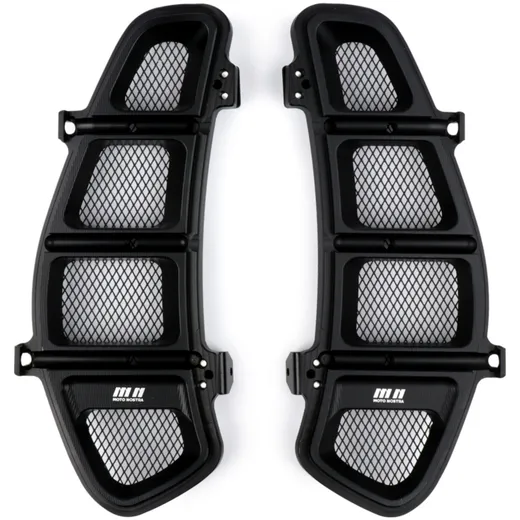 Gepäckfachgitter Lüftungsgitter Set Moto Nostra CNC, schwarz matt Vespa GT 250 (ZAPM45102), Vespa GT L 125 (ZAPM31100, ZAPM31101