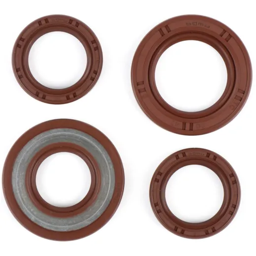 Oil seal set engine -BGM PRO, FKM/Viton® (E10/etahnol resistant)- Piaggio 125-180 cc 2-stroke 49940 Oil seal set engine -BGM PRO, FKM/Viton® (E10/etahnol resistant)- Piaggio 125-180 cc 2-stroke 49940