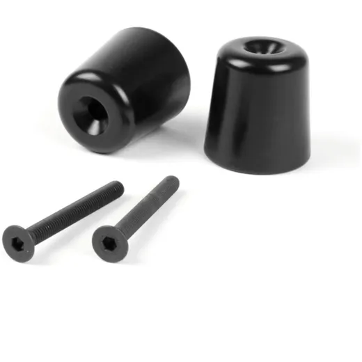 Lenkerendengewichte-Set Vibrationsdämpfer Moto Nostra 282g mattschwarz für Vespa GT, GTL 125-200, GTS 125-300, GTV 125-300, Nexu