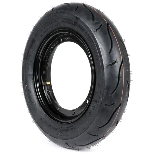 Komplettrad BGM PRO 3.50-10 Zoll TT 59S reinforced schwarz für Vespa Largeframe PX, Sprint, Rally, GT, GTR, TS, T4, LML Star, St