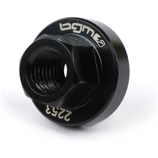 Flywheel nut M10 x 1.50 (high strength) collar Ø=24mm h=6mm -BGM PRO- Vespa V50(N) (92877-), V50 R (-917729), V50 S (15325-81866 Flywheel nut M10 x 1.50 (high strength) collar Ø=24mm h=6mm -BGM PRO- Vespa V50(N) (92877-), V50 R (-917729), V50 S (15325-81866