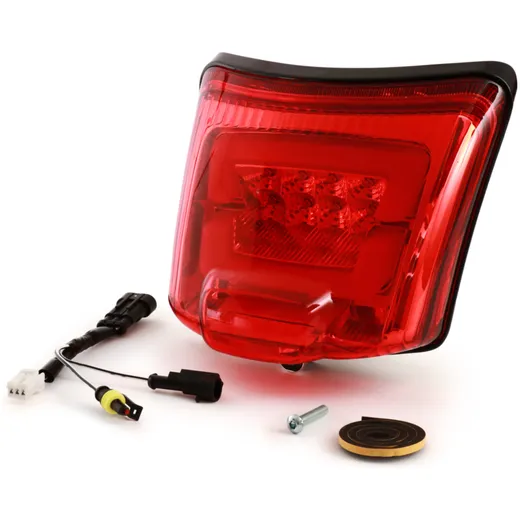 Tail light incl. frame -MOTO NOSTRA, LED 'Boulder' - 50139 for Vespa