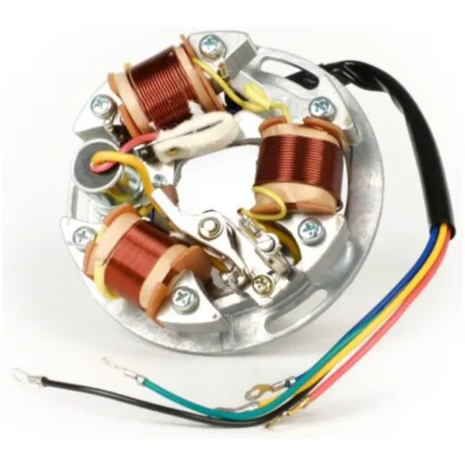 Ignition -BGM ORIGINAL stator (point set ignition, 5 cables, 6V)- Vespa Sprint150 (VLB1T), TS125 (VNL3T), GT125 (VNL2T), GTR125