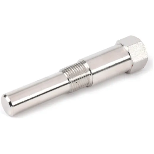 Piston locking tool (long version) -M14 x 1.25- (type NGK E-spark plug) - Vespa Smallframe V50, PV, ET3, PK, Largeframe PX, T5,