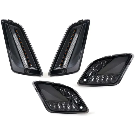 Indicator set front + rear -MOTO NOSTRA (2014-2018) dynamic LED sequential light, front with day time running light and rear wit