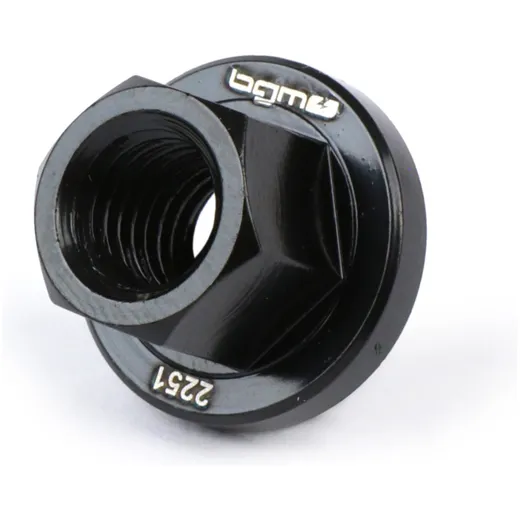 Flywheel nut M10 x 1.50 (high strength) collar Ø=22x4mm, h=15mm WS=14-BGM PRO- Vespa V50 R (917730-), V50 S (81867-), V90 (19492