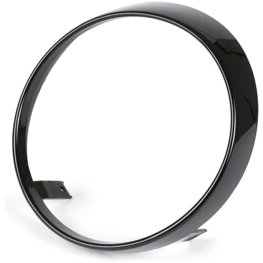 Scheinwerferzierring Moto Nostra schwarz glänzend für Vespa GTS Notte, GTV i.e. Sei Giorni 300, GTS i.e. Super300 HPE, GTS HPE 3