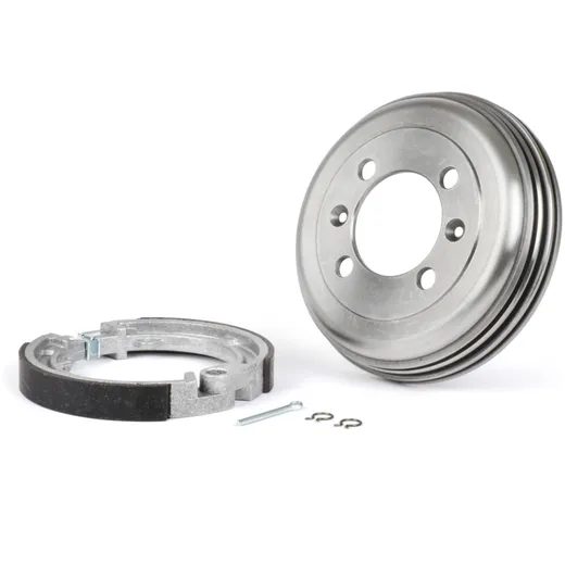 Bremstrommel vorne 8" inkl. Bremsbacken BGM PRO Grauguss Ves_2